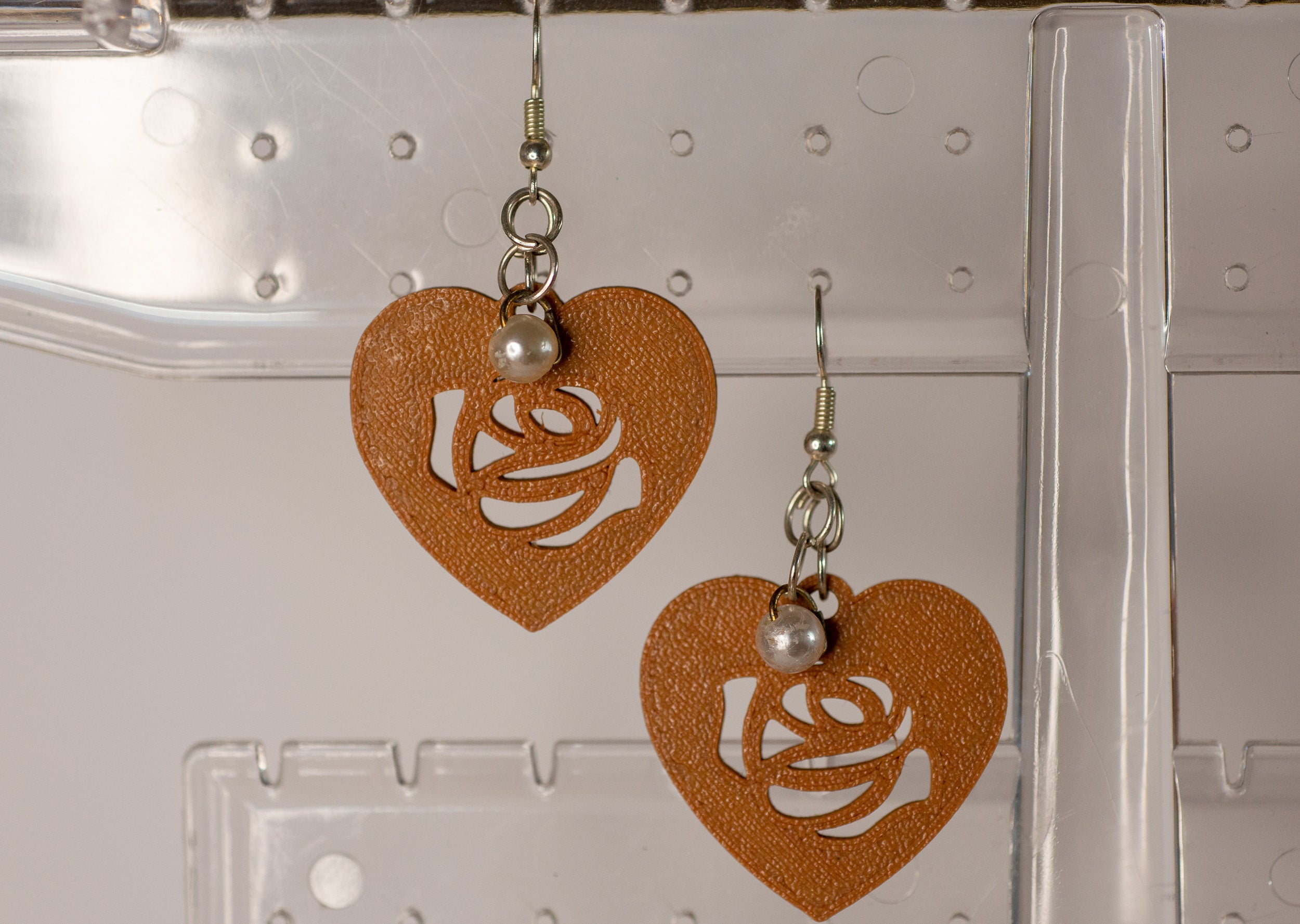Rustic Rose Hearts