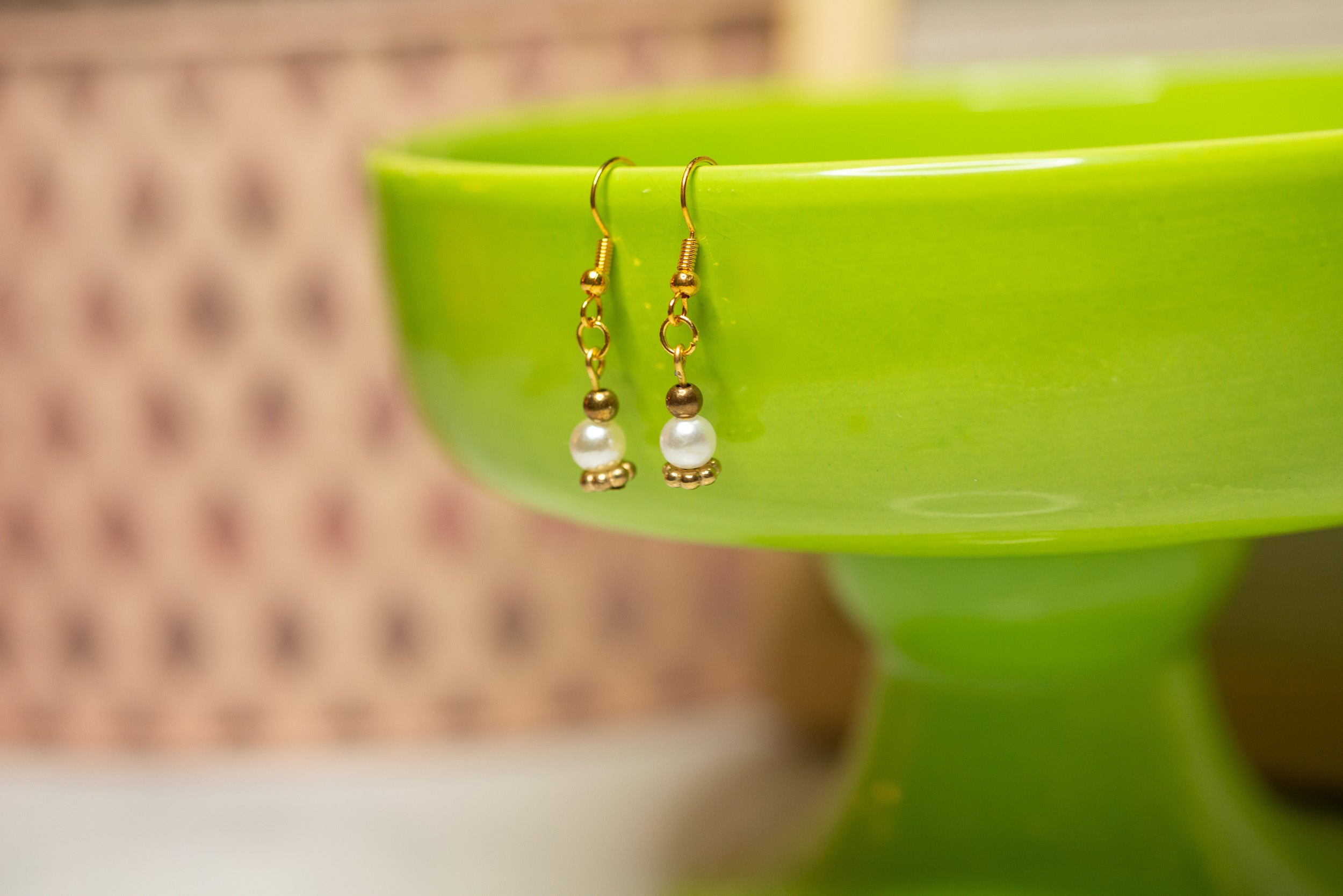 Golden Hour Pearl Earrings