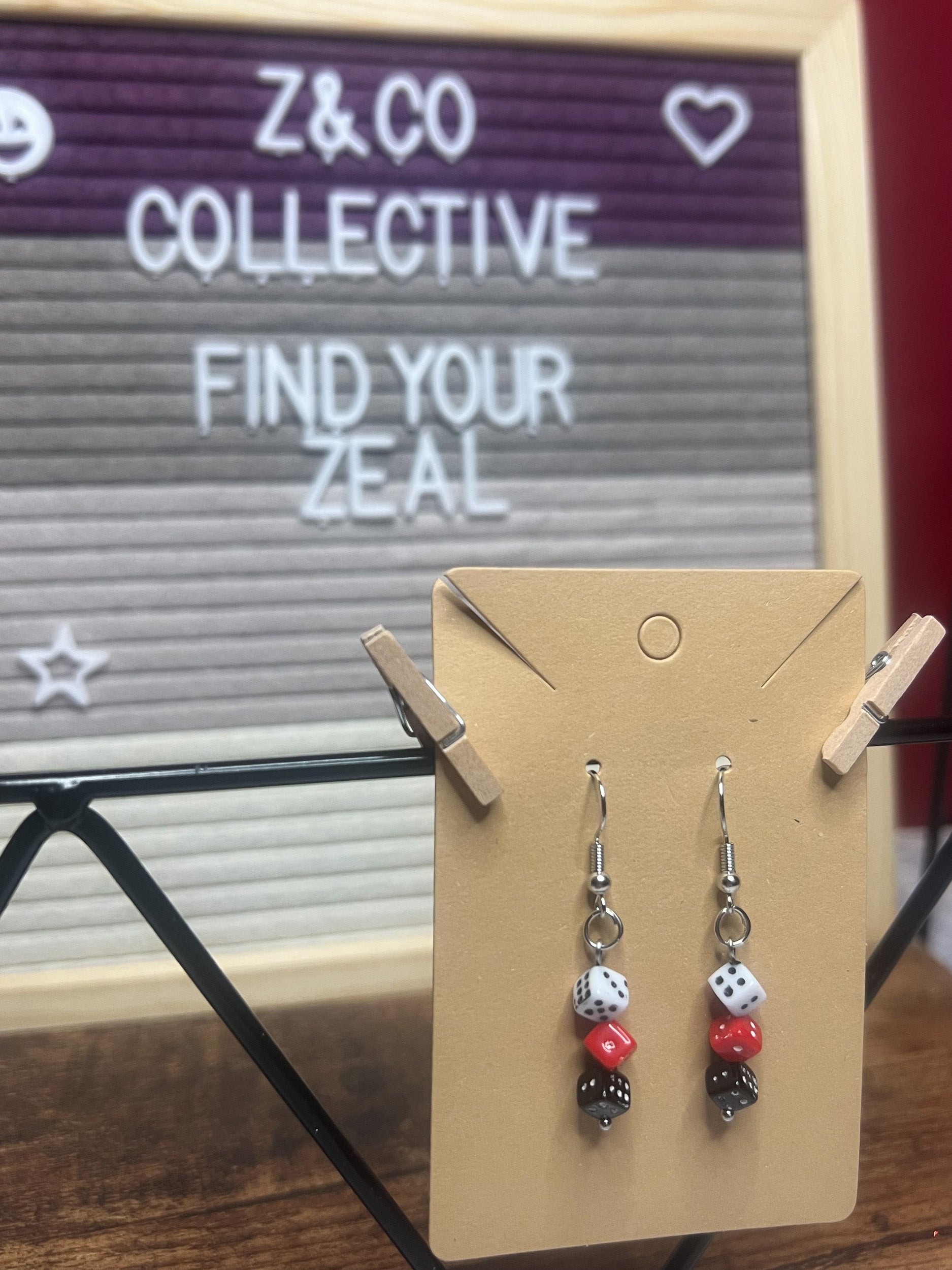 Lucky Dice Earrings