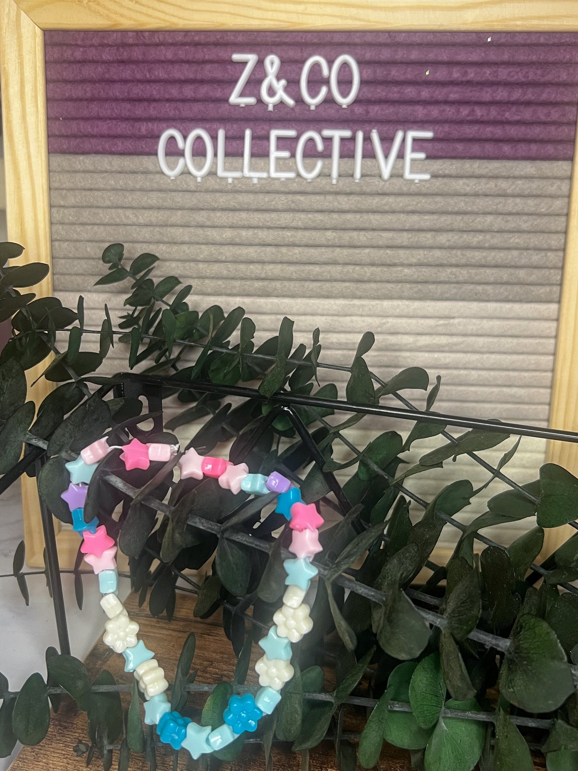 Star & Flowers Choker Necklace