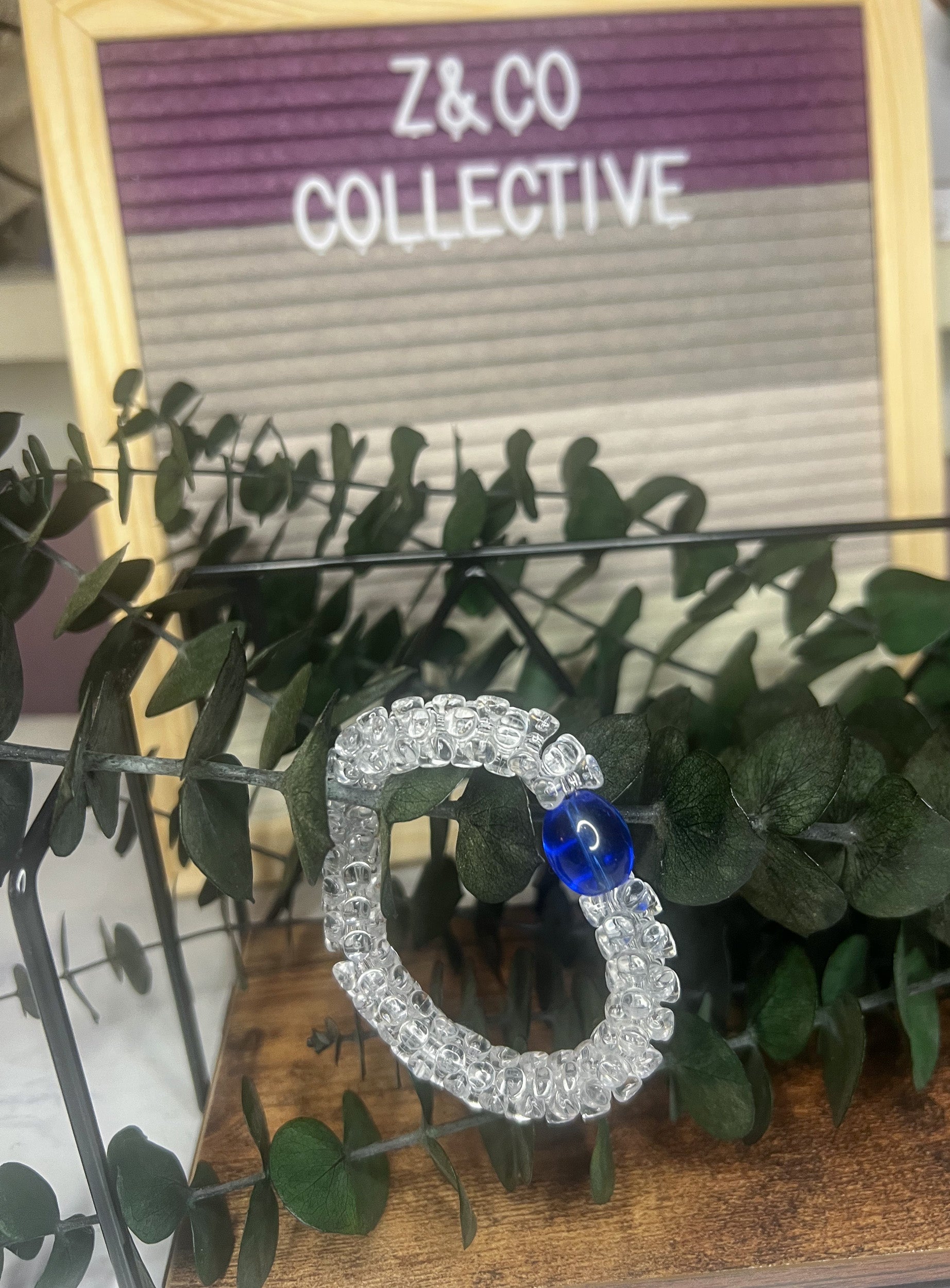 Crystal & Cobalt Bracelet