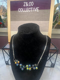 Iridescent Cluster Necklace