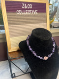Lavender Bead Necklace