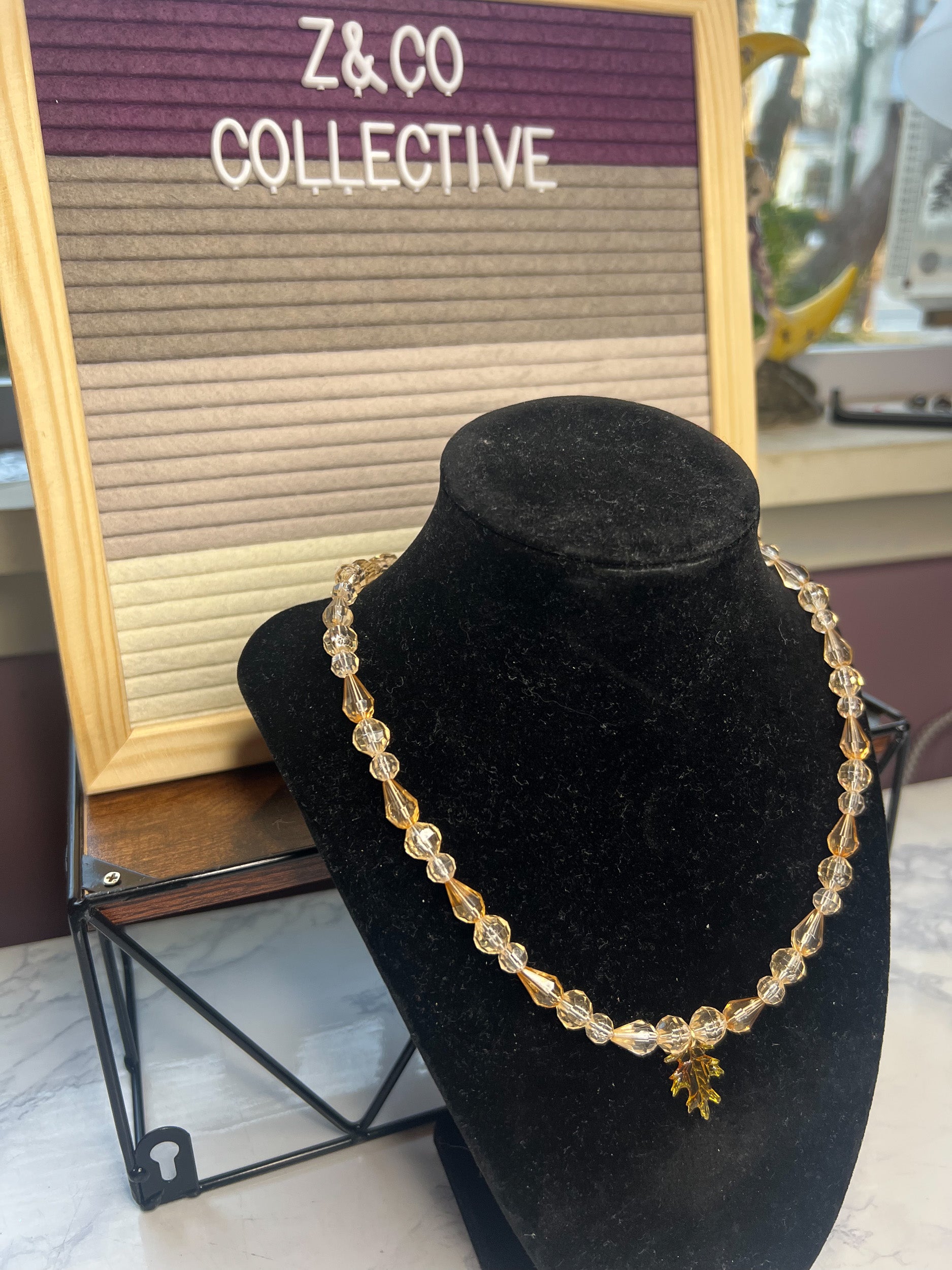 Golden Leaf Necklace