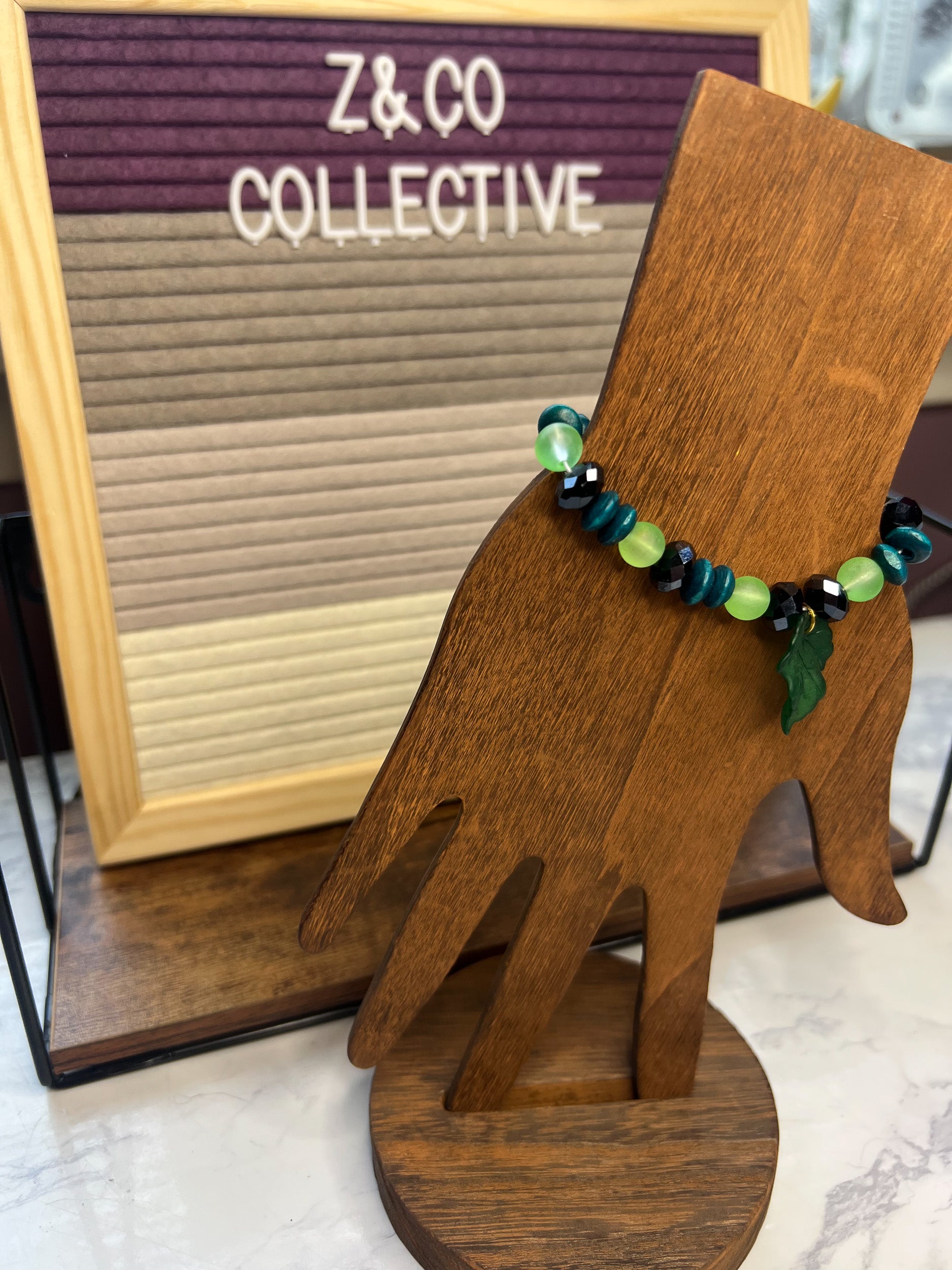 Enchanted Leaf Stretch Bracelet