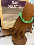 Green Cluster Bracelet