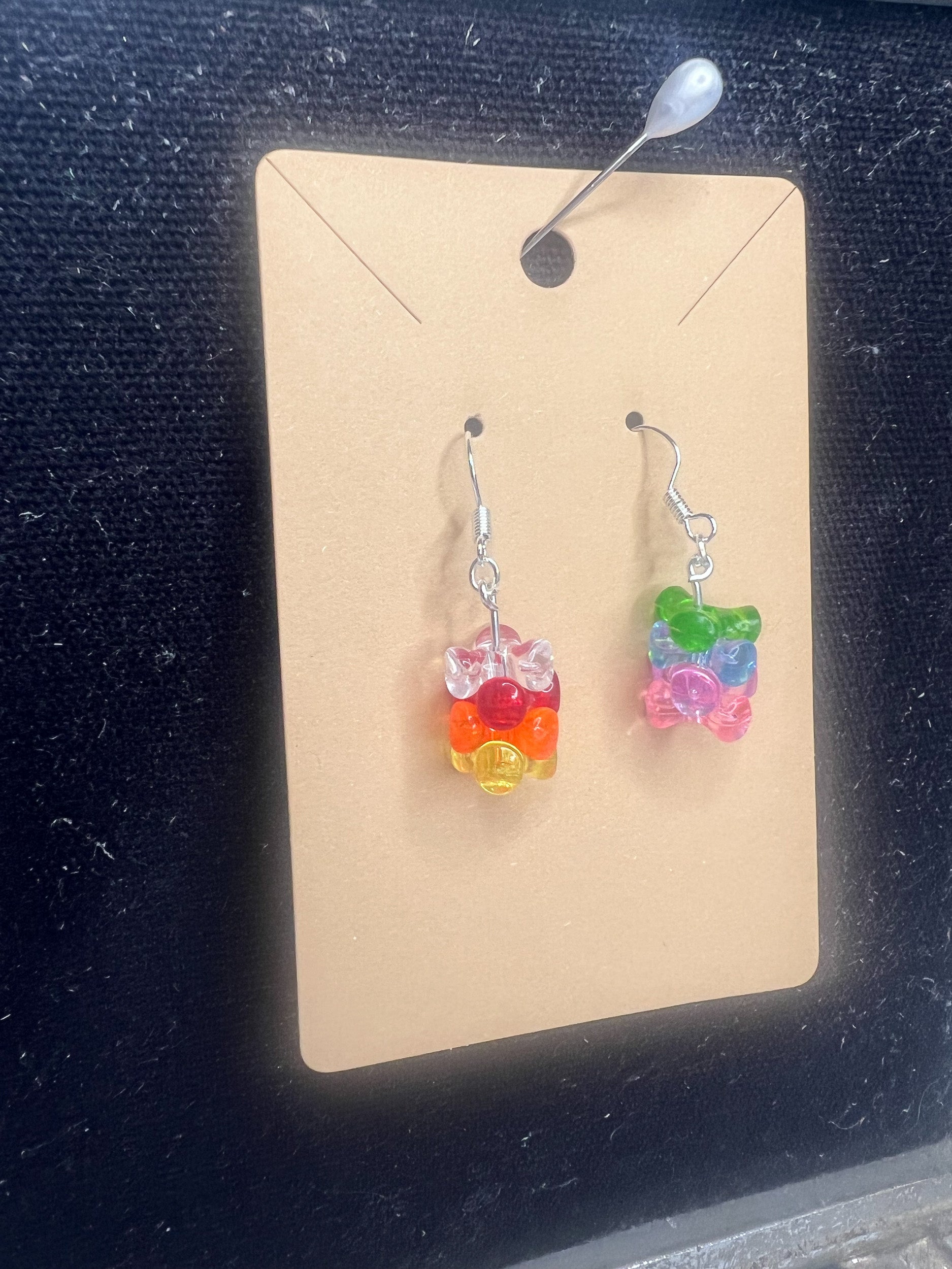 Rainbow Candy Mini Dangle Earrings
